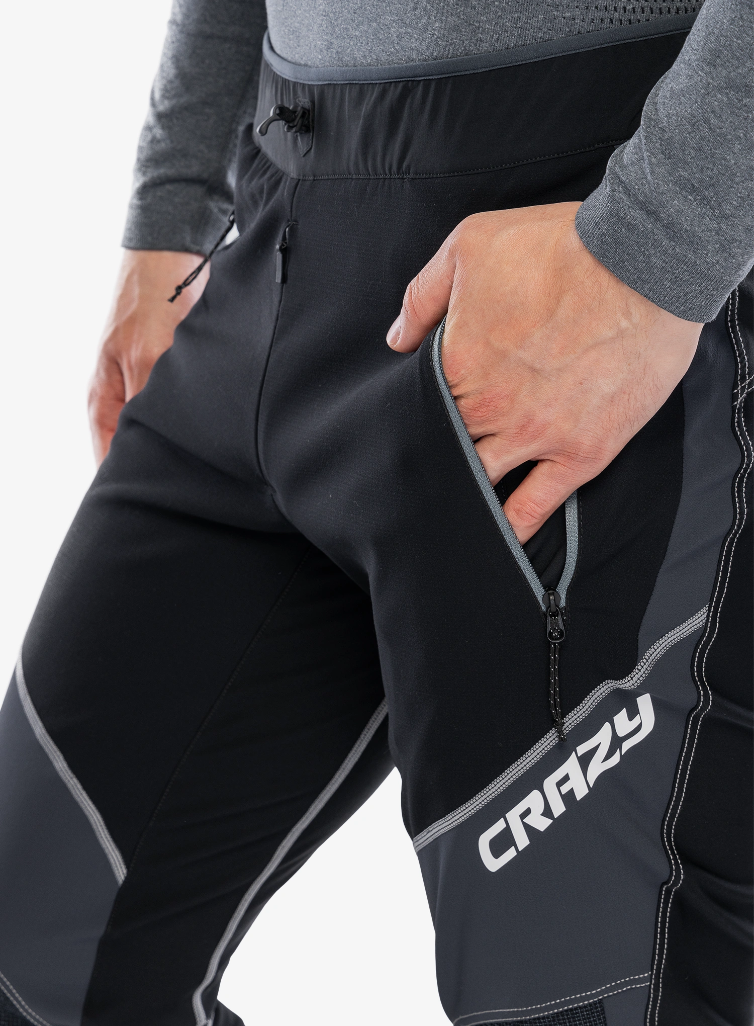 Pantaloni softshell Crazy Pant Flame - black | 8a.ro