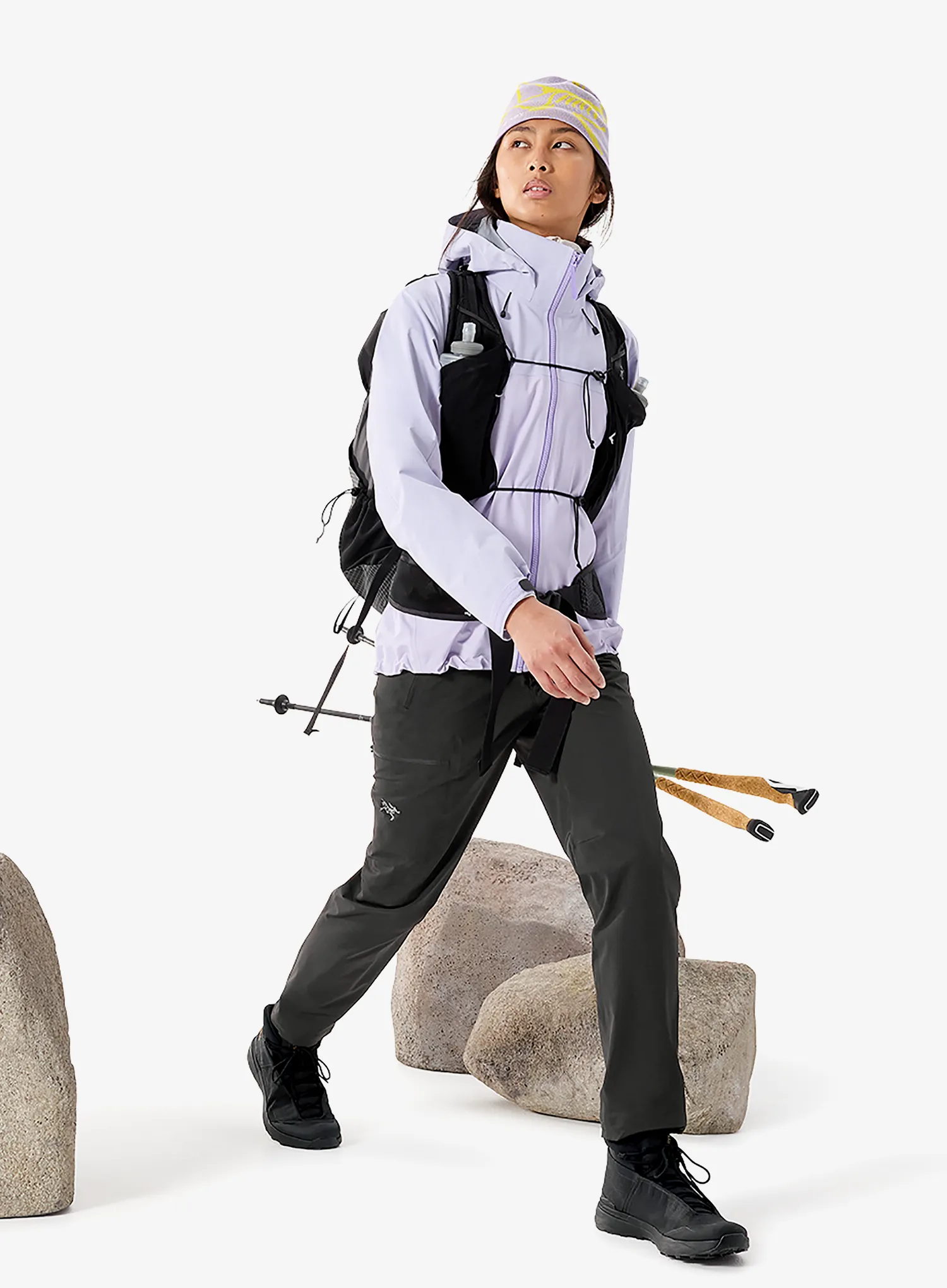 Pantaloni softshell femei Arcteryx Gamma Pant - black/black