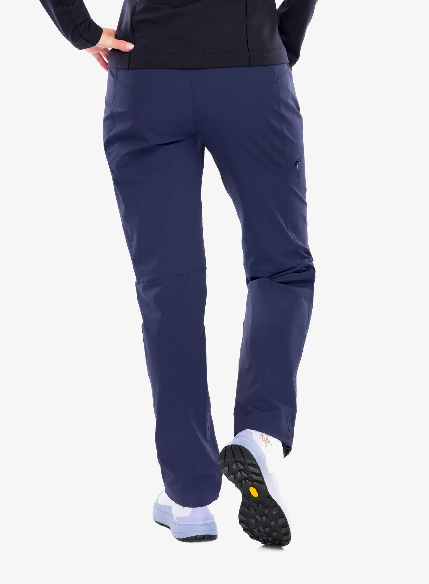 Pantaloni softshell femei Arcteryx Gamma Pant - black sapphire/sapphire
