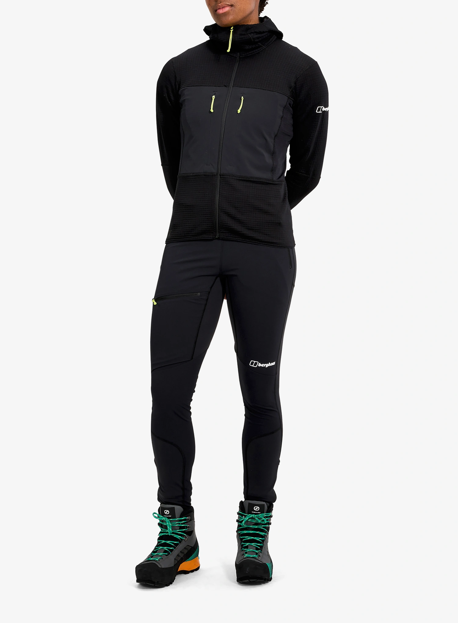 Pantaloni softshell femei Berghaus MTN Guide Alpine Legging - black