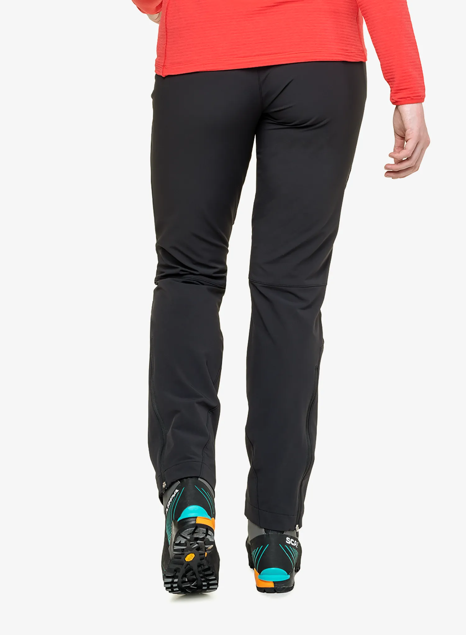 Pantaloni softshell femei Mountain Equipment Chamois Pant - black/black