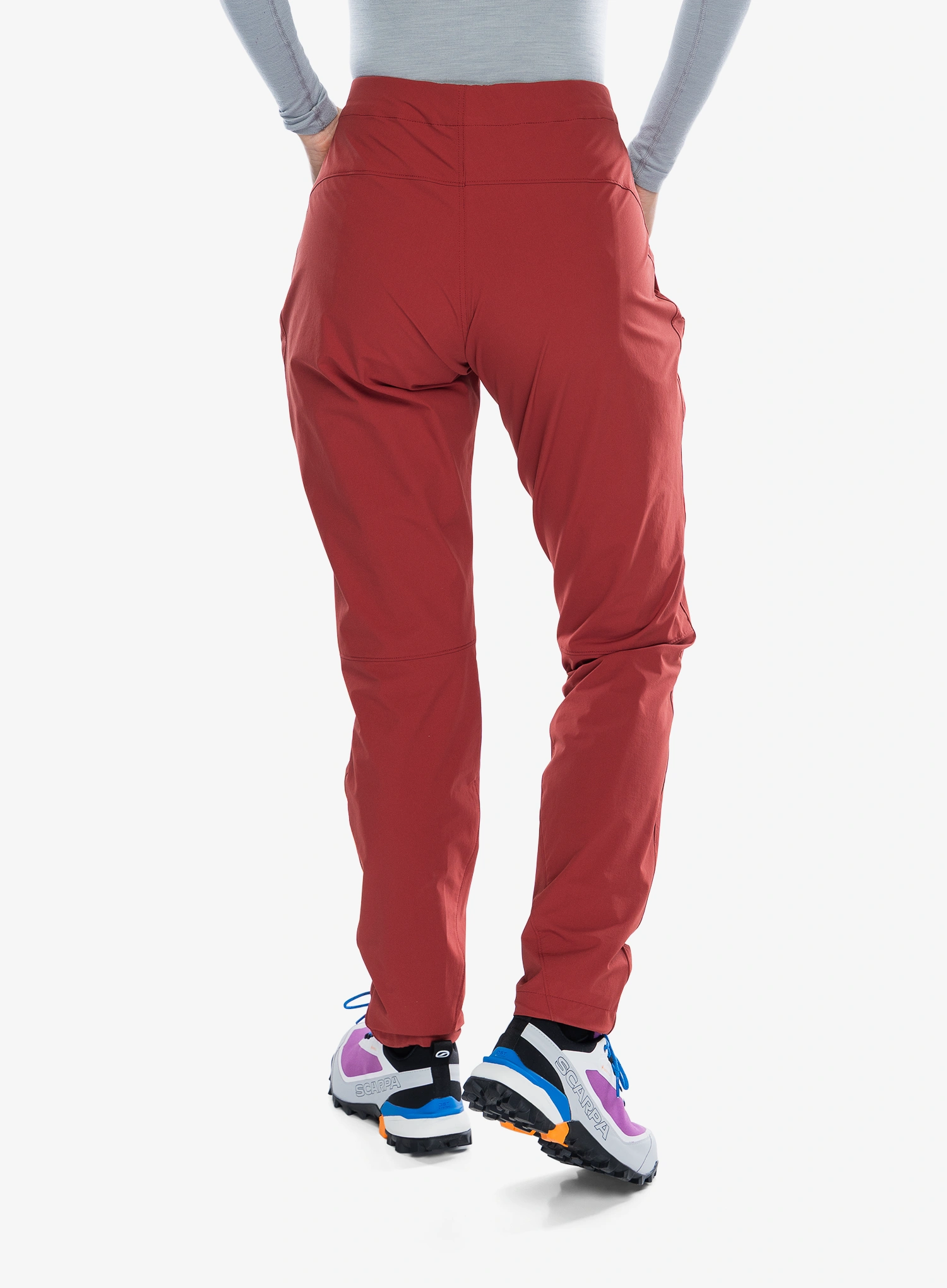 Pantaloni softshell femei Mountain Equipment Comici 2 Pant - merlot/chili