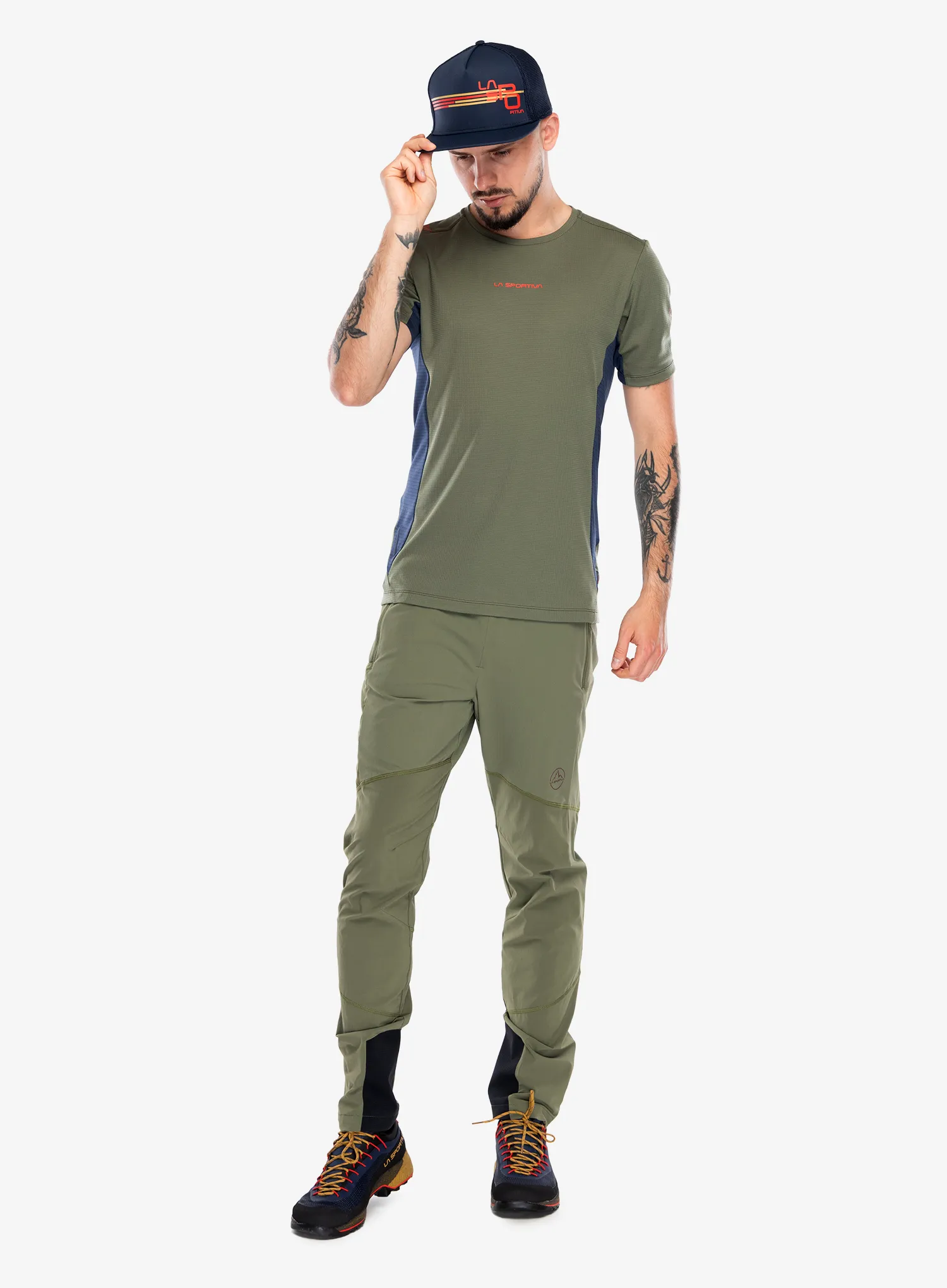 Pantaloni softshell La Sportiva Aequilibrium Speed Pants - cypress/redwood