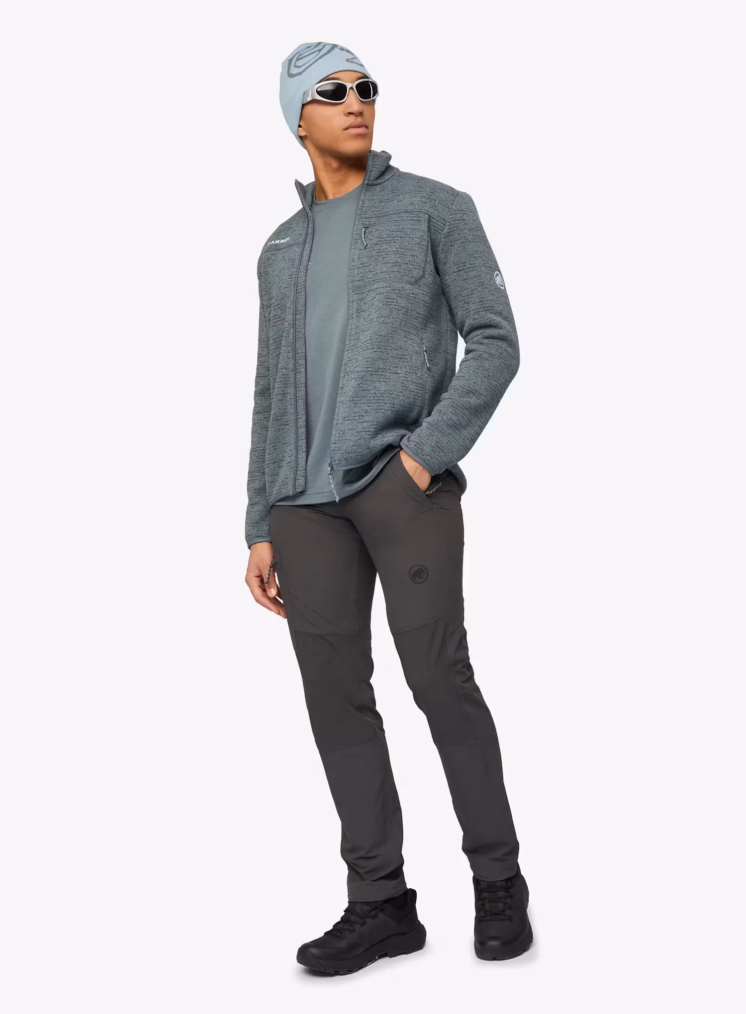 Pantaloni softshell Mammut Runbold Guide SO Pants - gabbro