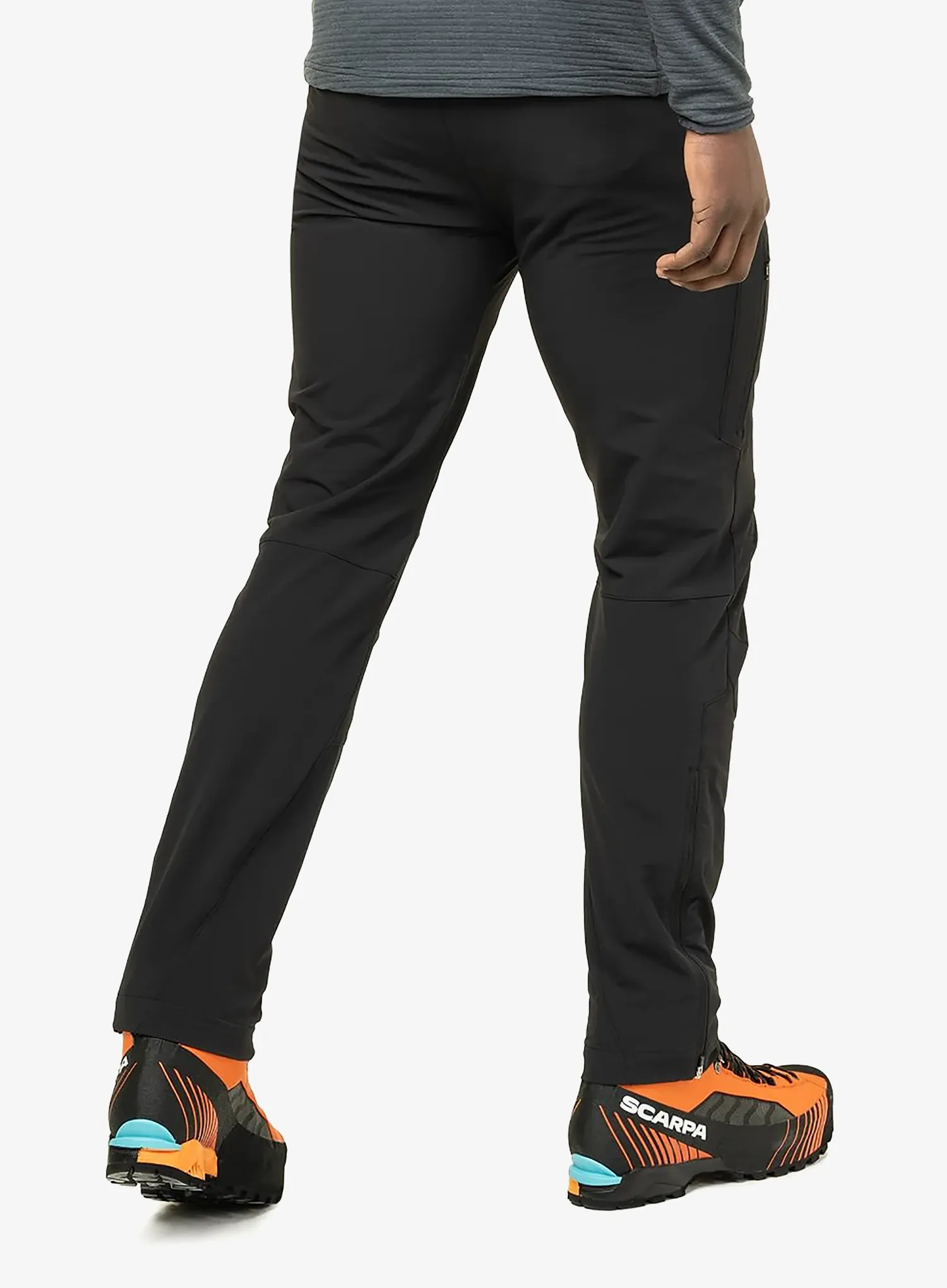 Pantaloni softshell Mountain Equipment Ibex Mountain Pant -  black/black