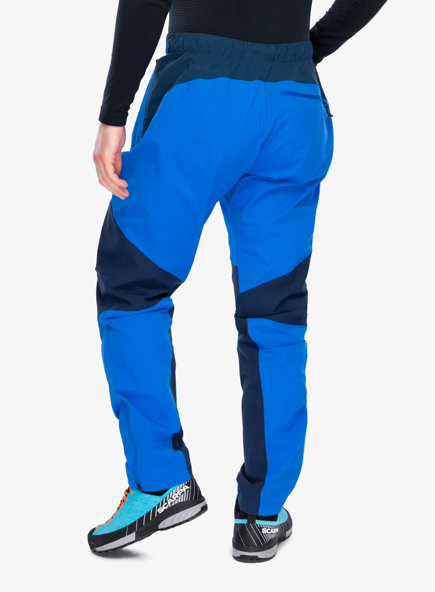 Pantaloni softshell Rab Torque Pants - maya blue