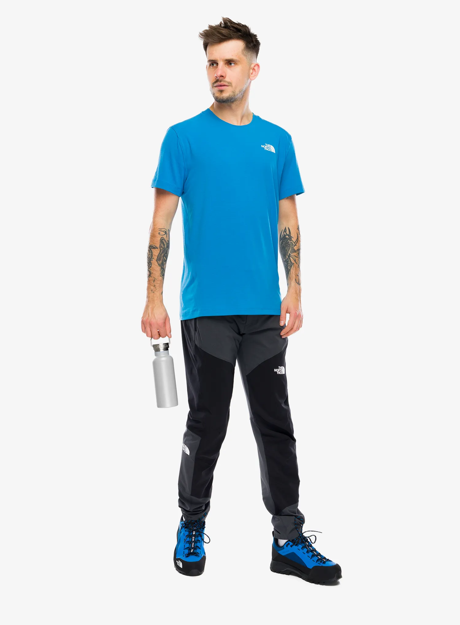 Pantaloni The North Face Felik Slim Tapered Pant - asphalt grey/tnf black