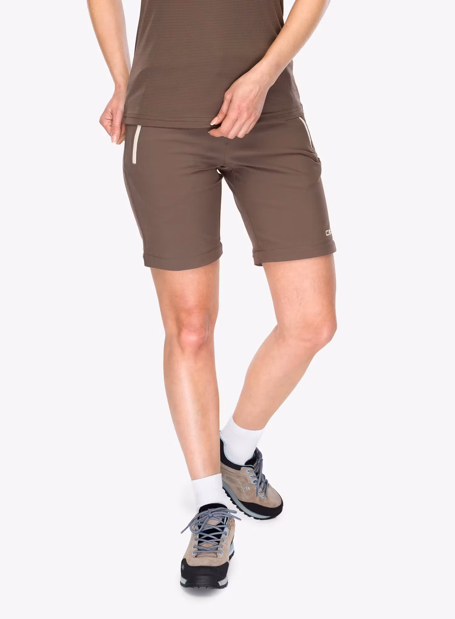 Pantaloni trekking femei CMP Evelynn Zip Off Pant - toffee