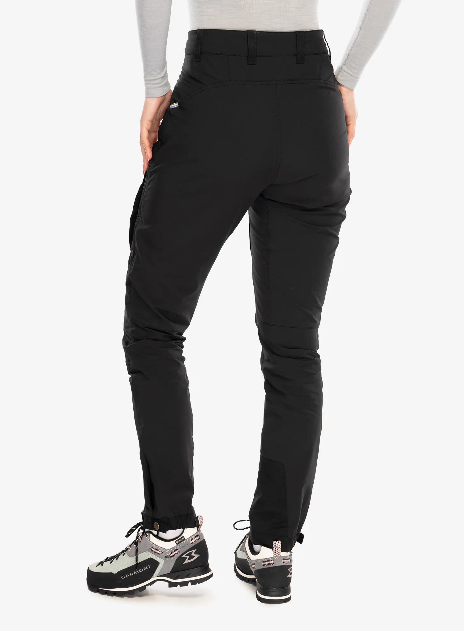 Pantaloni trekking femei Fjallraven Keb Agile Trousers - black
