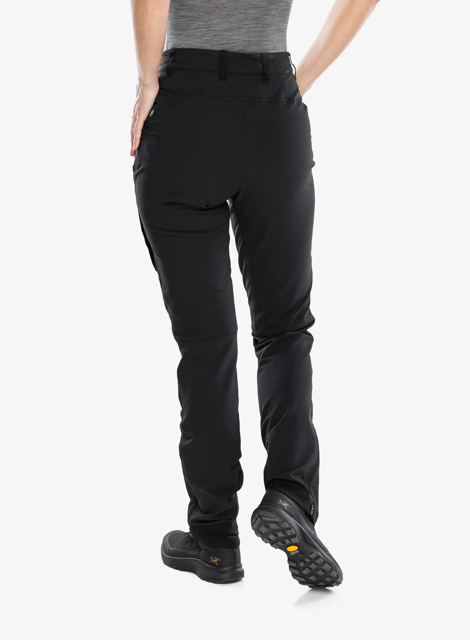 Pantaloni trekking femei Fjallraven Keb Agile Winter Trousers - black