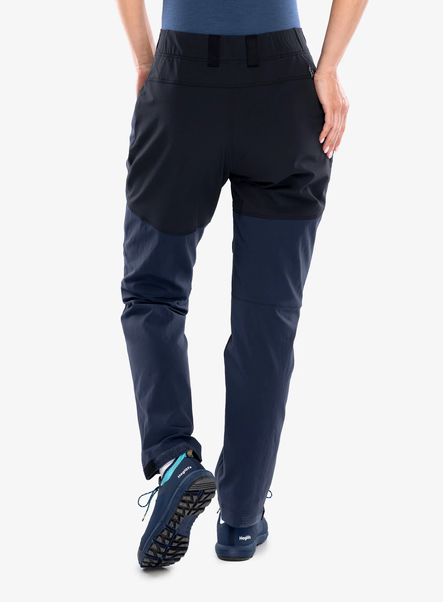 Pantaloni trekking femei Haglofs Mid Standard Pant - tarn blue/true black