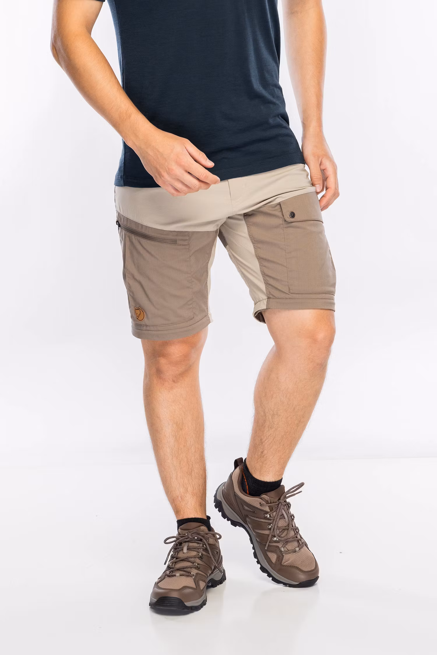 Pantaloni trekking Fjallraven Abisko Midsummer Zip Off Trousers Long - fossil/suede brown