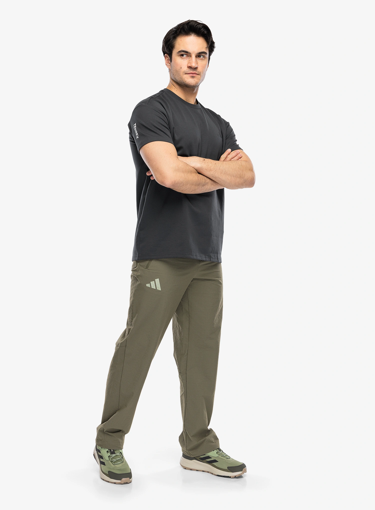 Pantaloni drumetie adidas TERREX Xperior Clima365 Pants - olive strata