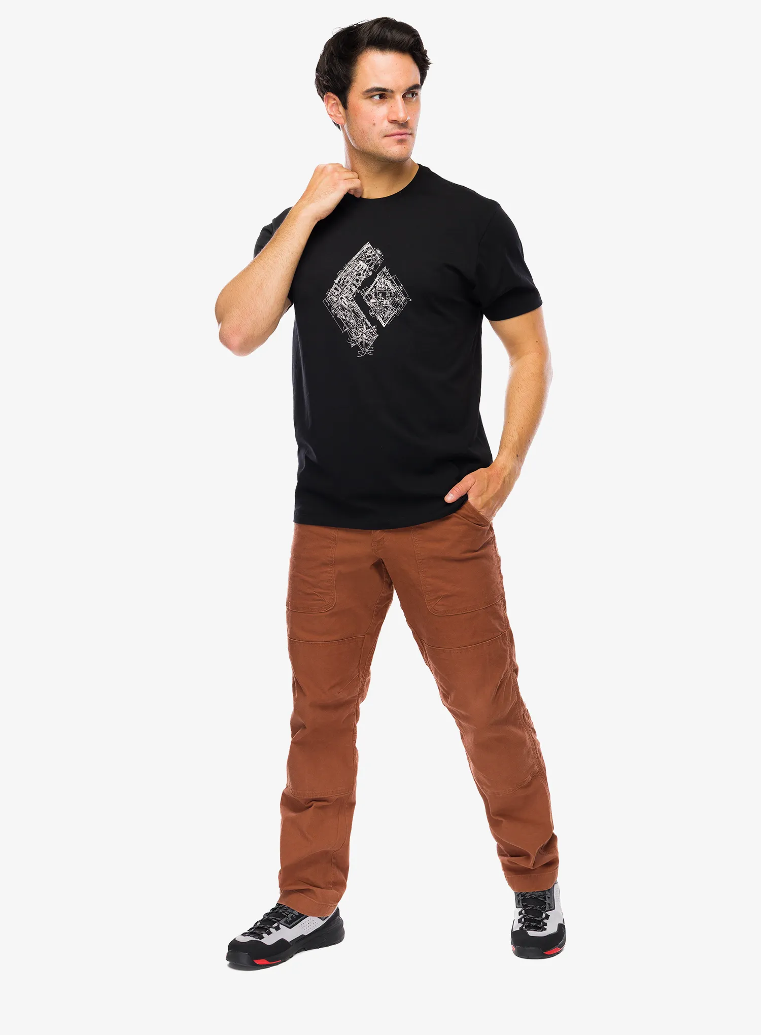 Pantaloni drumetie Black Diamond Dogma Pants - clay