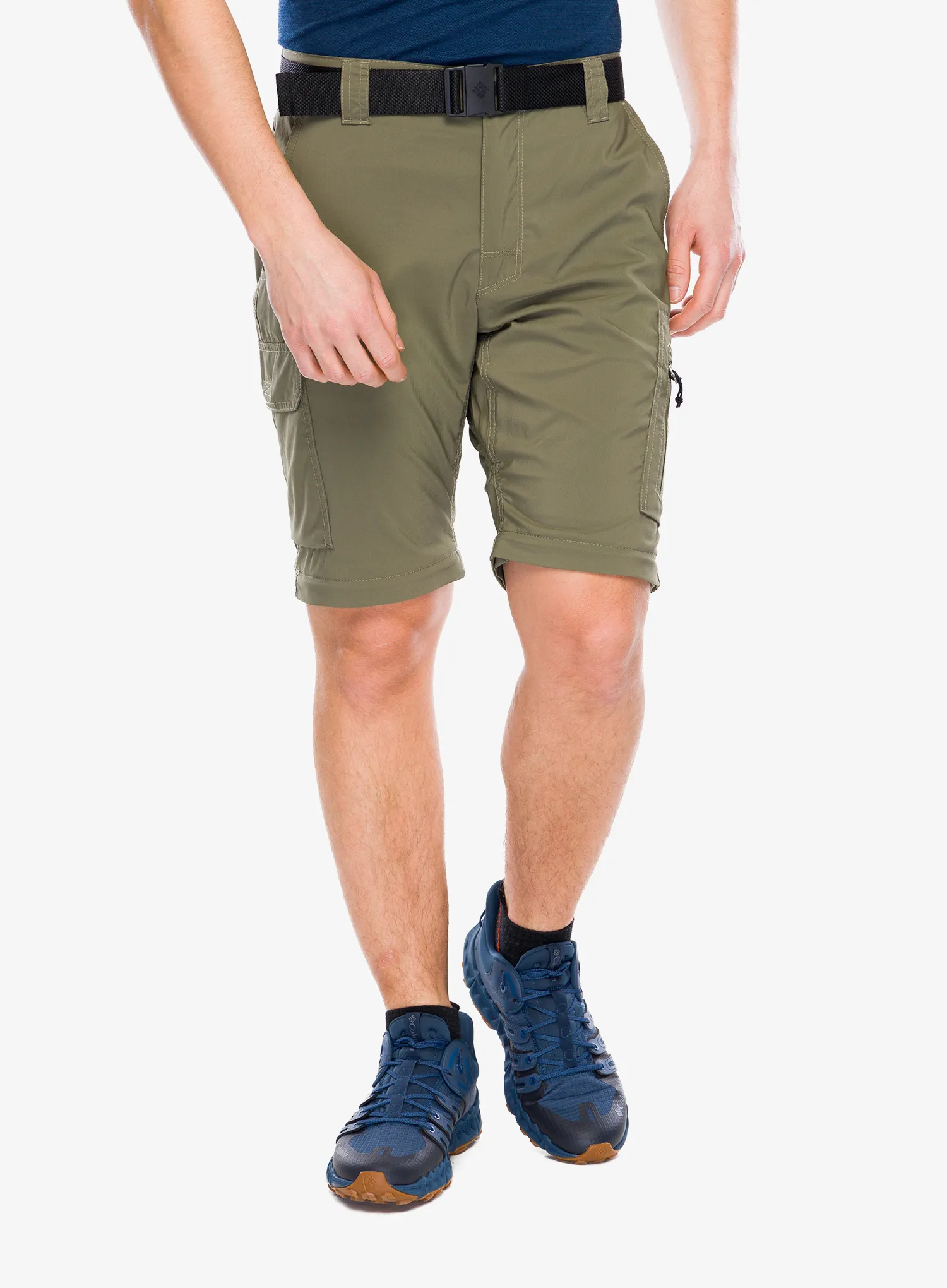 Pantaloni drumetie Columbia Silver Ridge Utility Convertible Pant - stone green