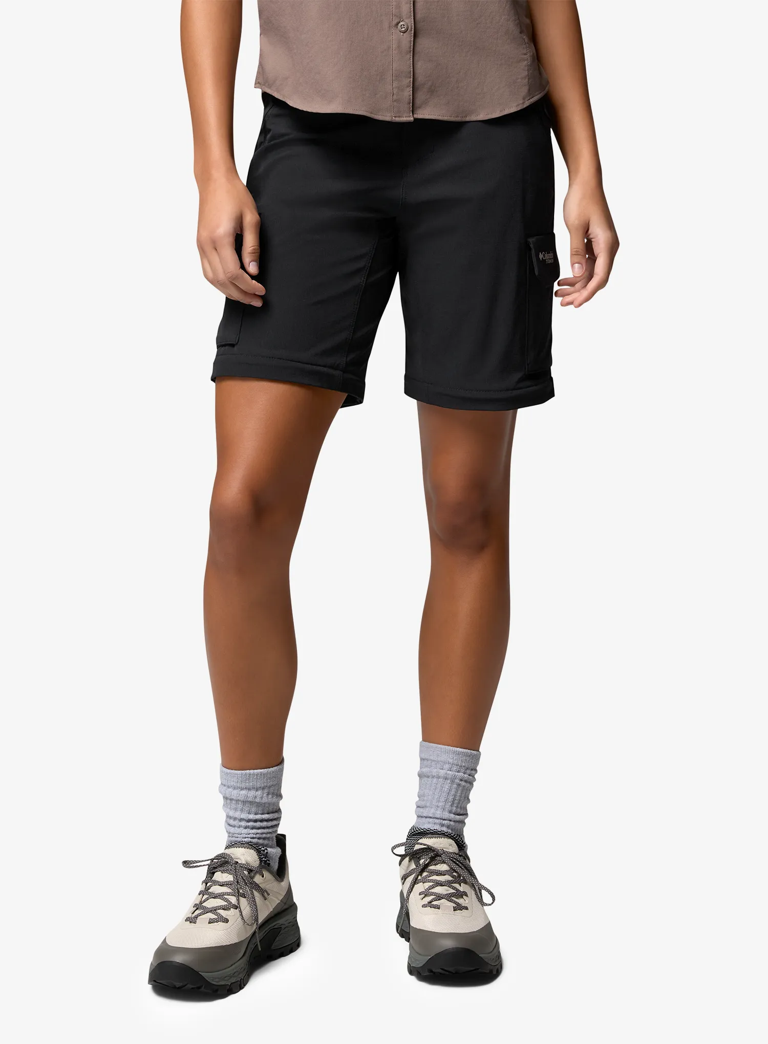 Pantaloni drumetie femei Columbia Silver Ridge Elite Convertible Pant - black