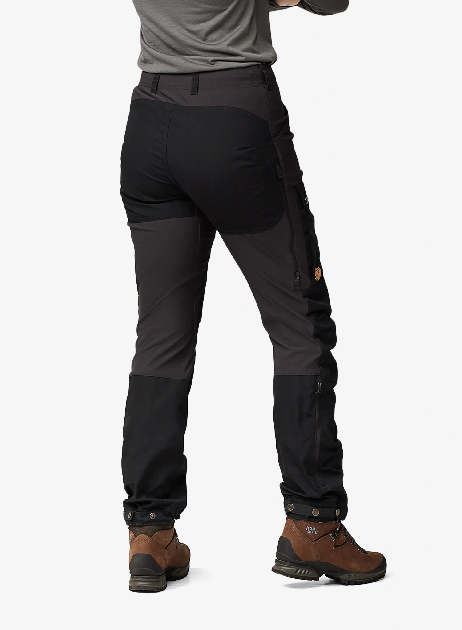 Pantaloni drumetie femei Fjallraven Keb Trousers - black