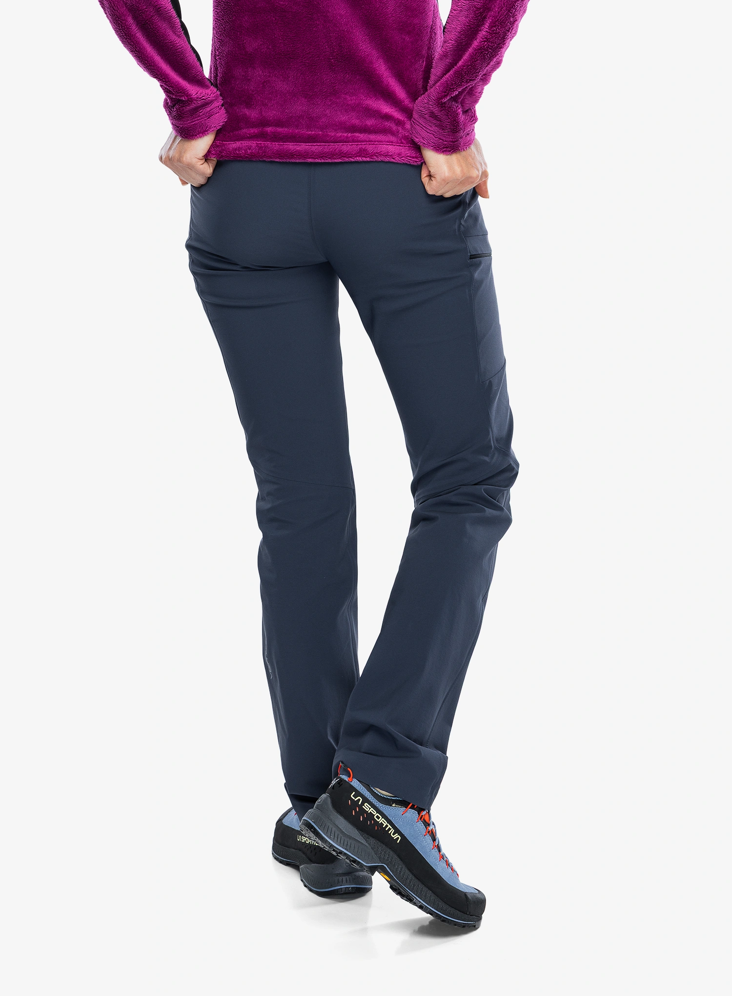 Pantaloni drumetie femei Montura Vertigo Bright Pants - graphite blue/turquoise