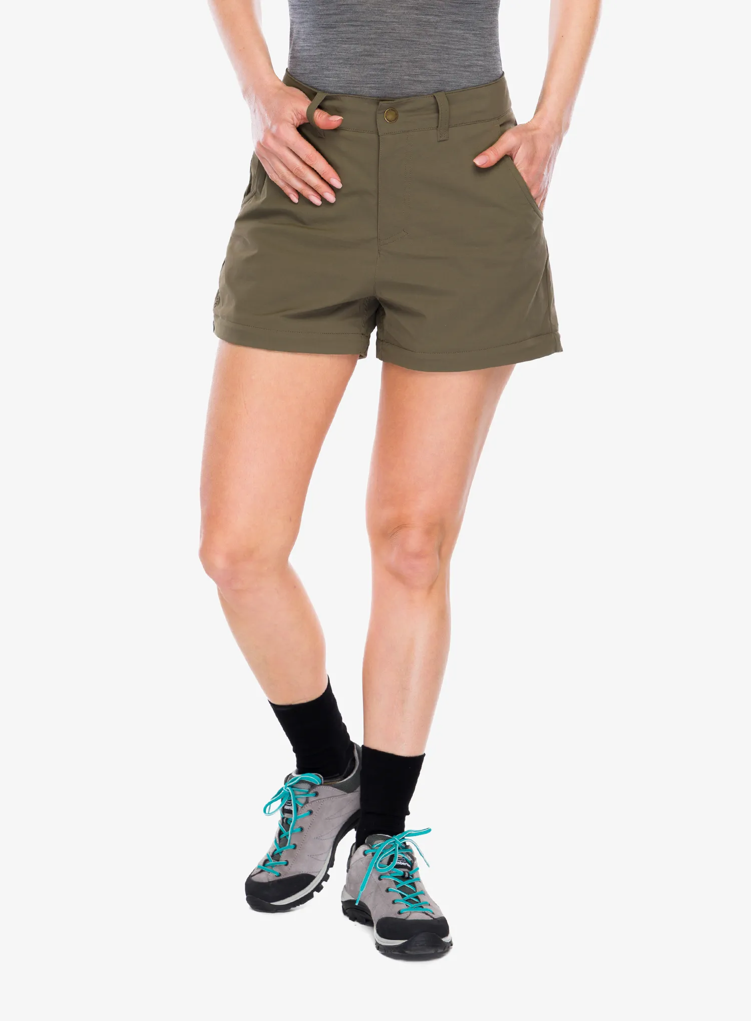Pantaloni drumetie femei Royal Robbins Wilder Zip-Off Pant - everglade