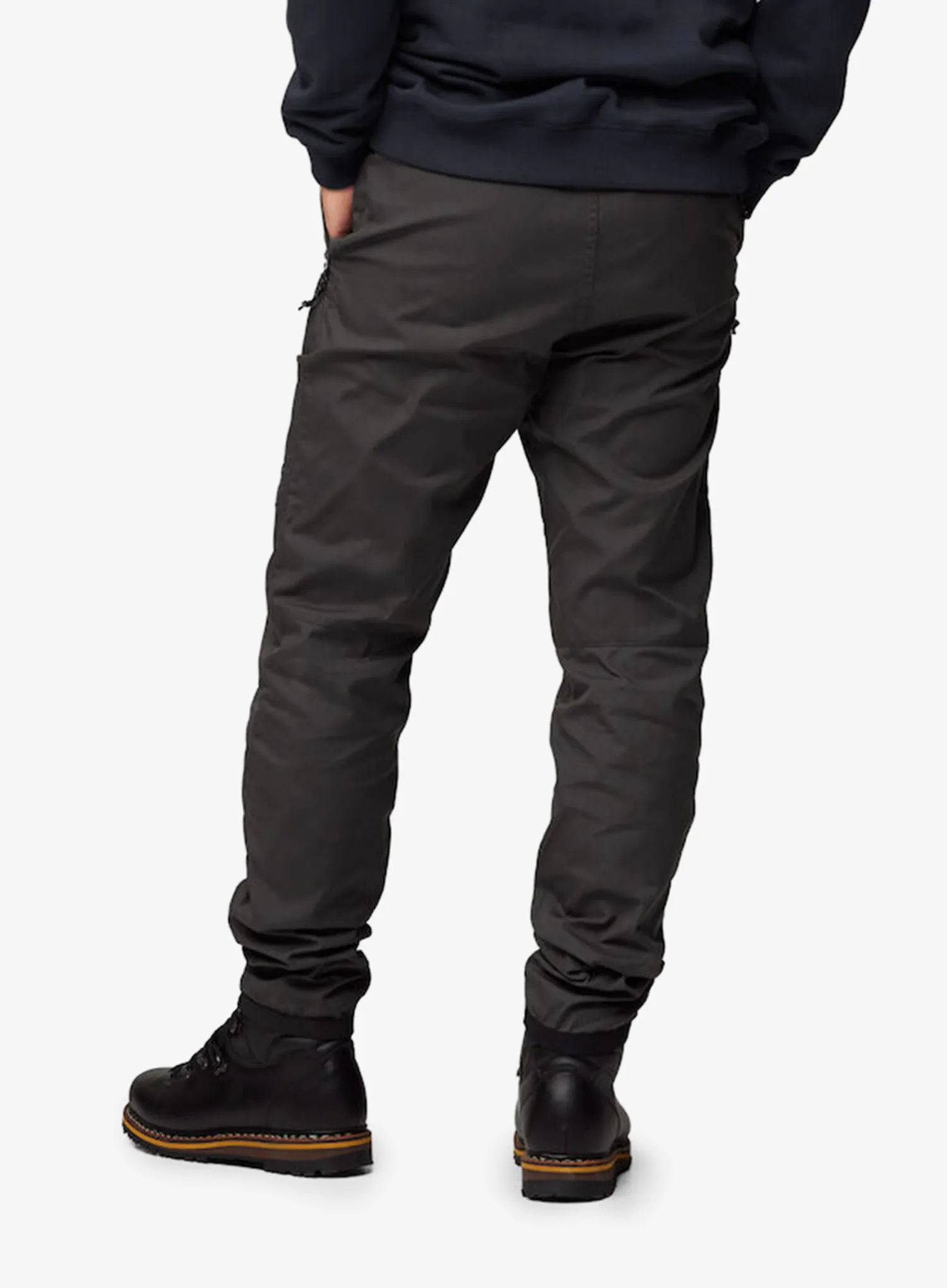 Pantaloni drumetie Fjallraven Vardag Trousers - stone grey