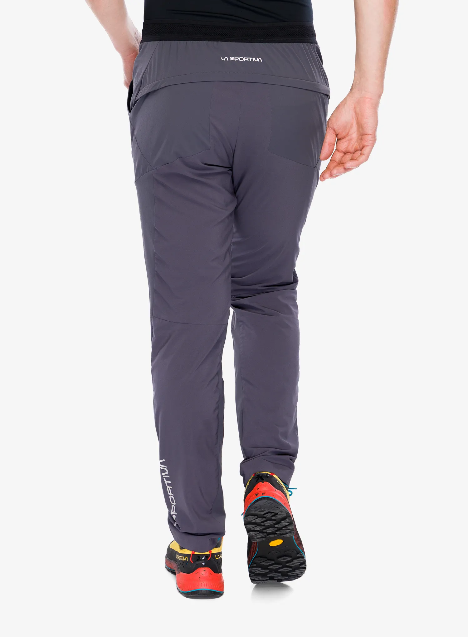 Pantaloni drumetie La Sportiva Trail Guard Pants - onyx/chalk