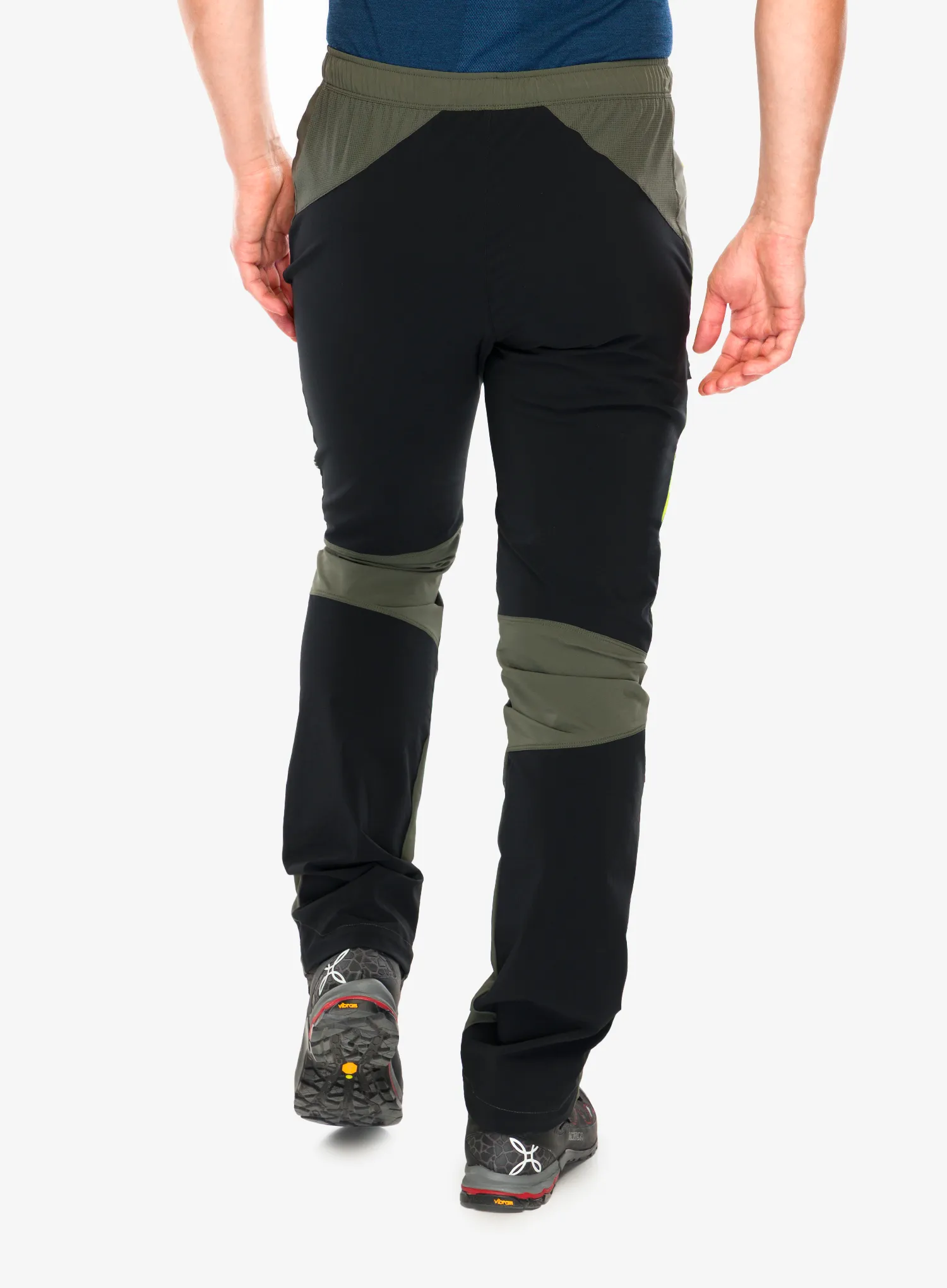 Pantaloni drumetie Montura Spitze Pants - sage green/lime green