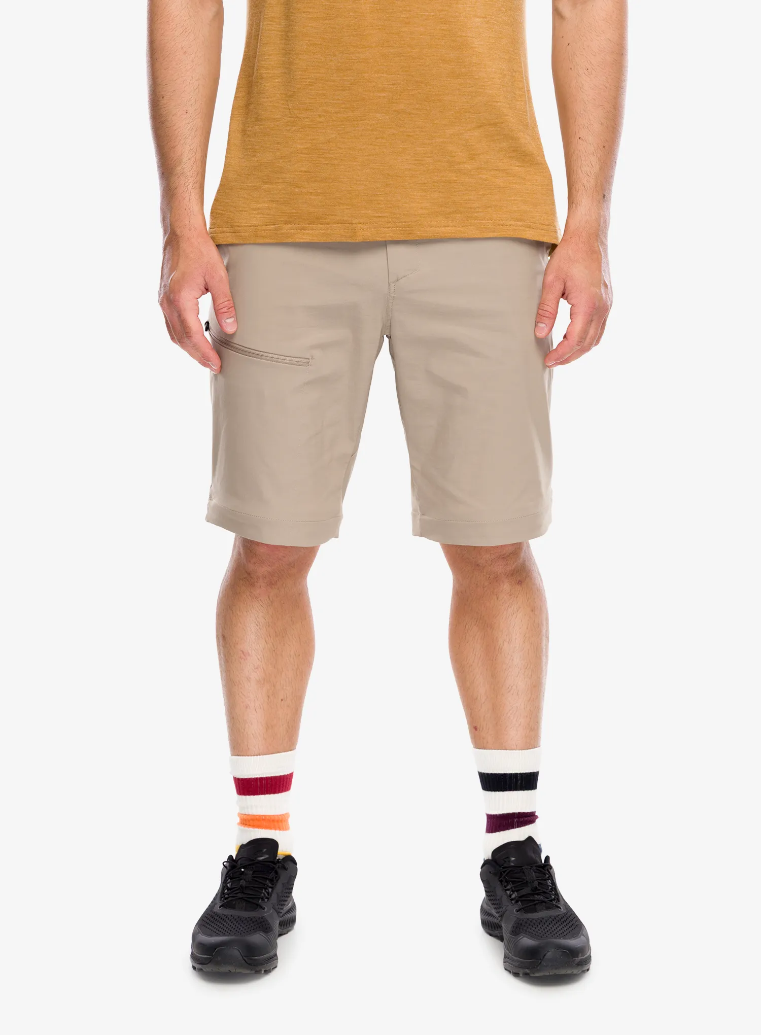 Pantaloni drumetie Peak Performance Iconiq Zip-Off Pants - avid beige