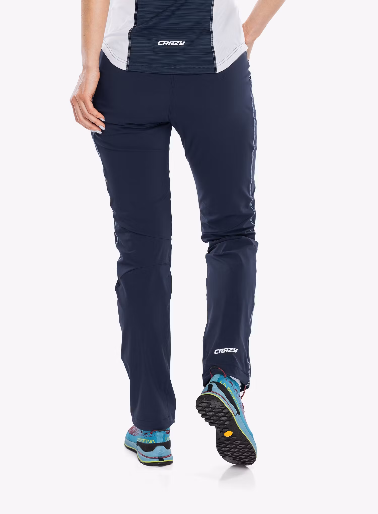 Pantaloni de munte femei Crazy Pant Traverse - lake