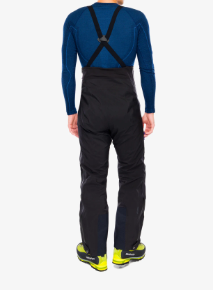 Pantaloni de munte Patagonia Pluma PRO Bibs - black
