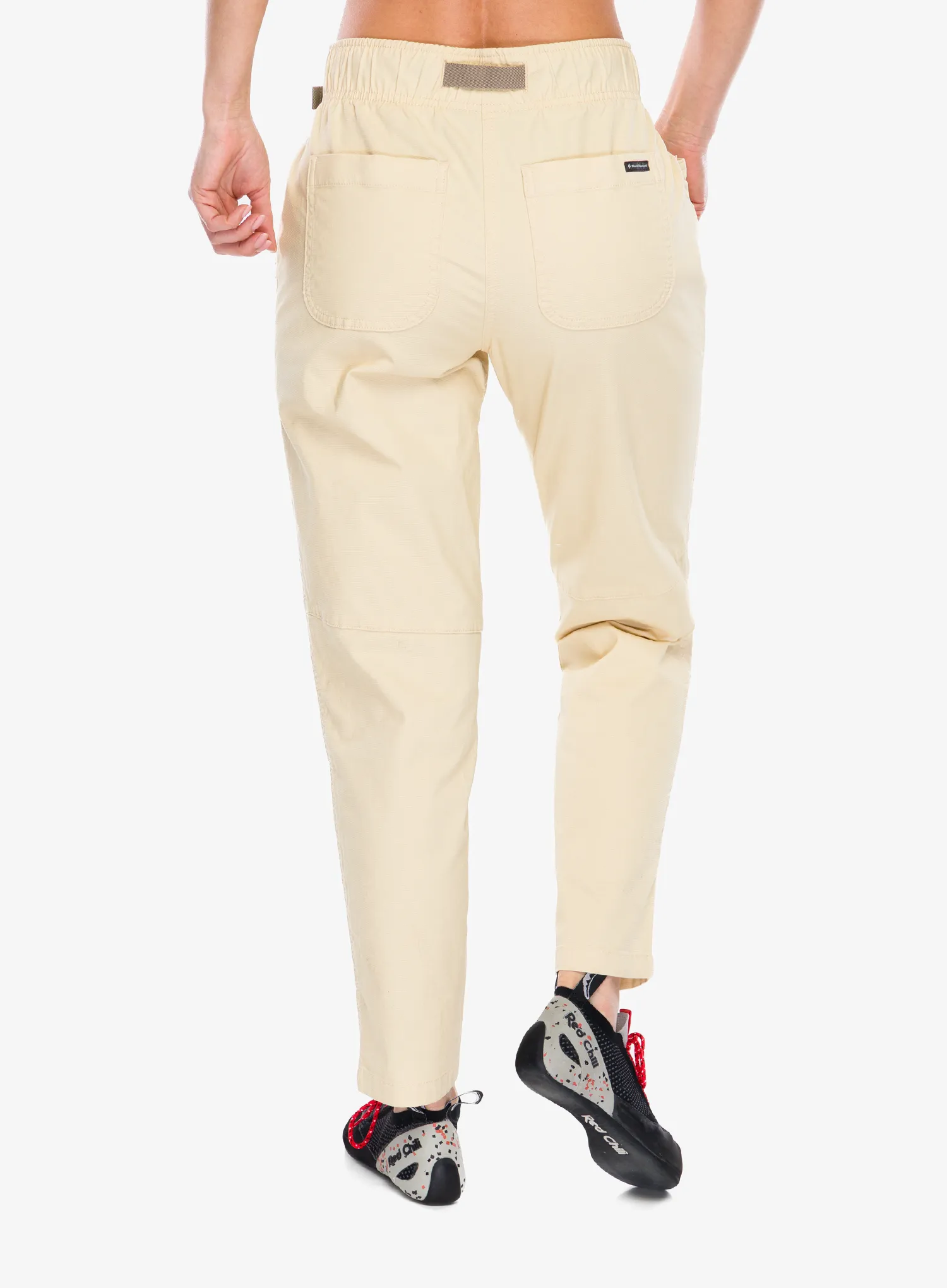 Pantaloni escalada femei Black Diamond Ethos Pants - white oak