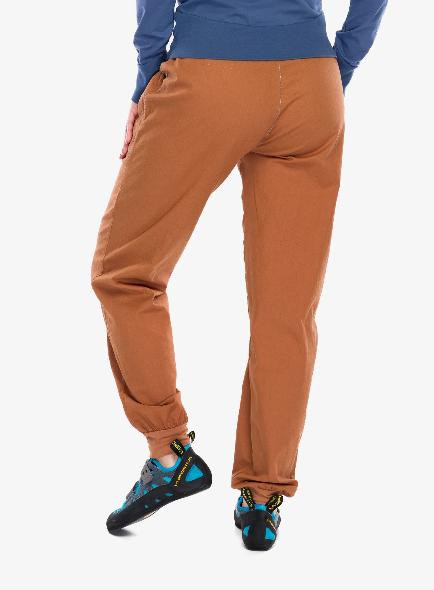 Pantaloni escalada femei E9 Aria - cocoa