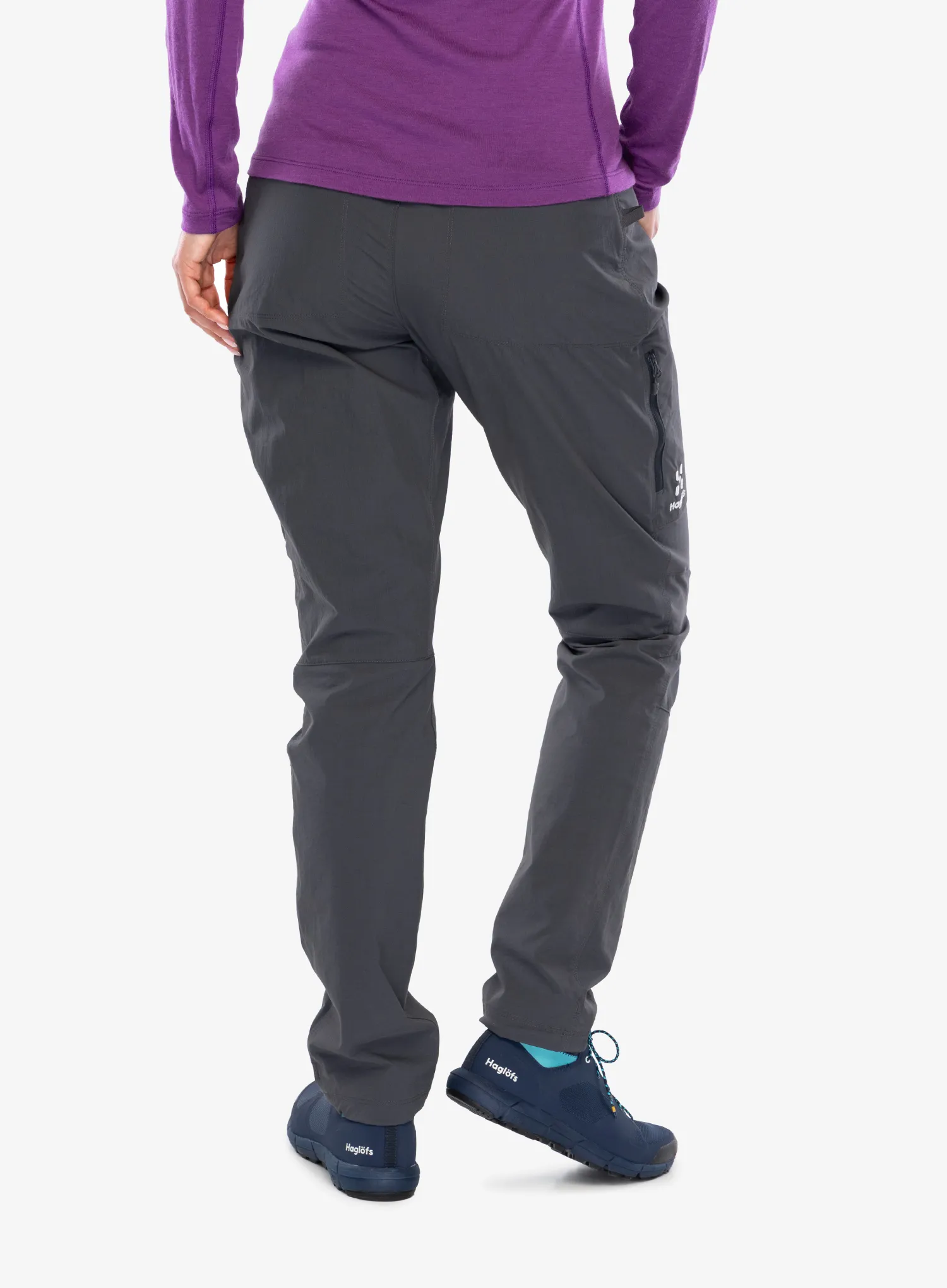 Pantaloni escalada femei Haglofs ROC Spitz Pant - magnetite