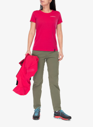 Pantaloni escalada femei La Sportiva Helixir Pants - night sky/cypress