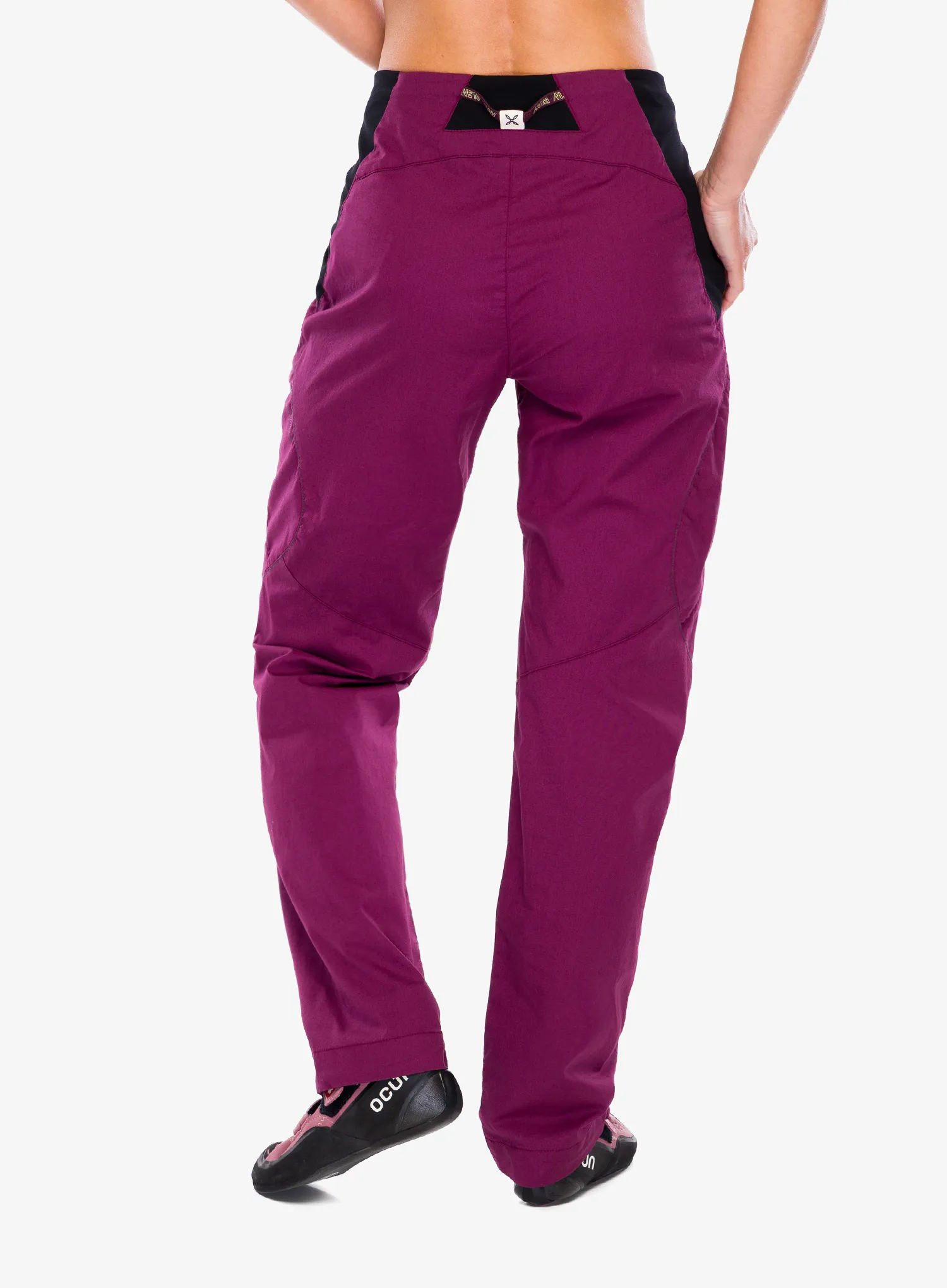 Pantaloni escalada femei Montura Guna Pants - faded wine red 