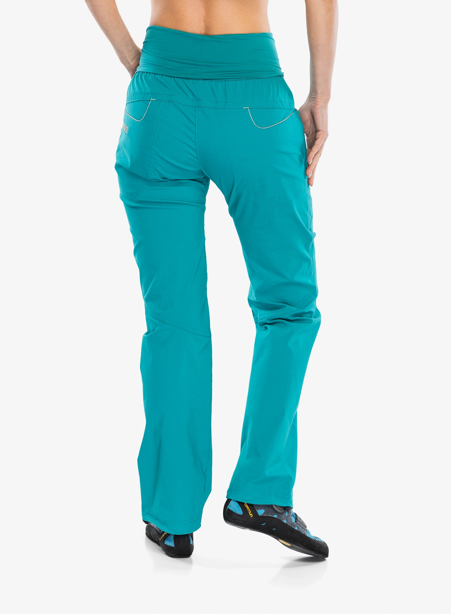 Pantaloni escalada femei Ocun Noya Pants - blue deep peacock