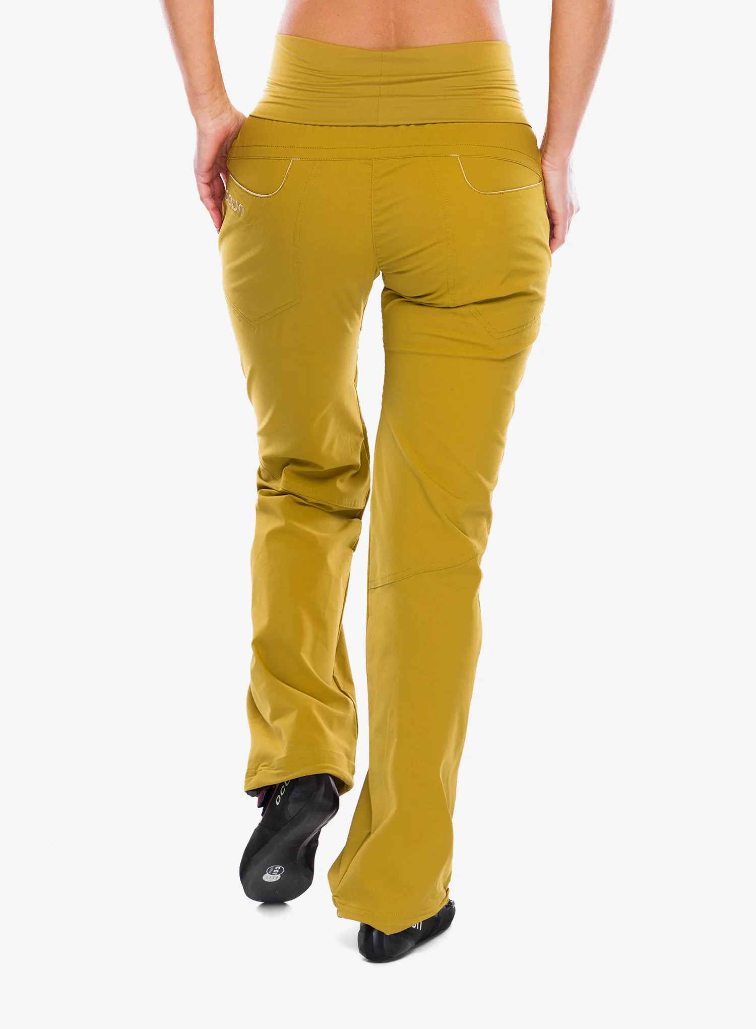 Pantaloni escalada femei Ocun Noya Pants - yellow dried tobacco