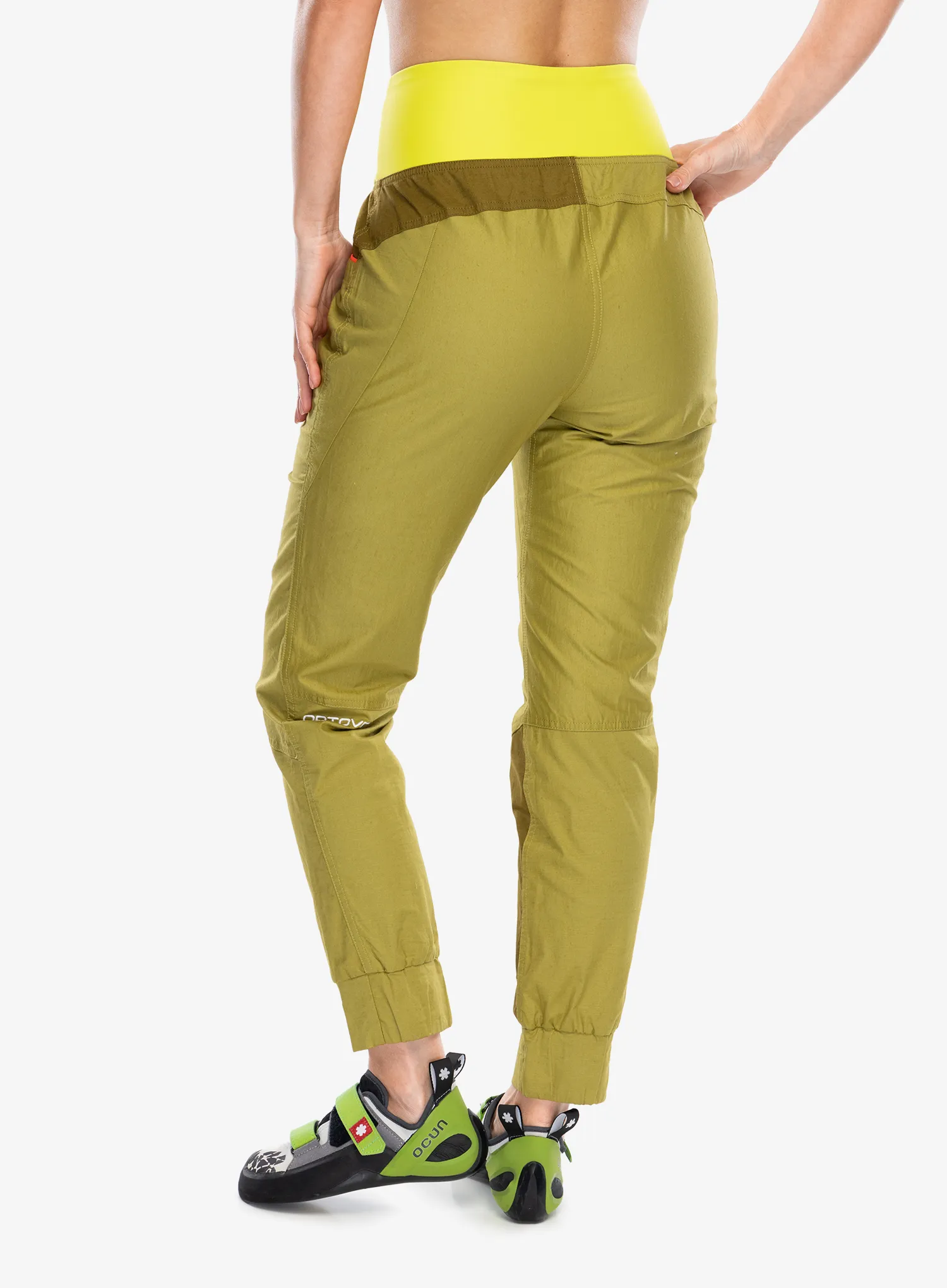 Pantaloni escalada femei Ortovox Valbon Pants - sweet alison