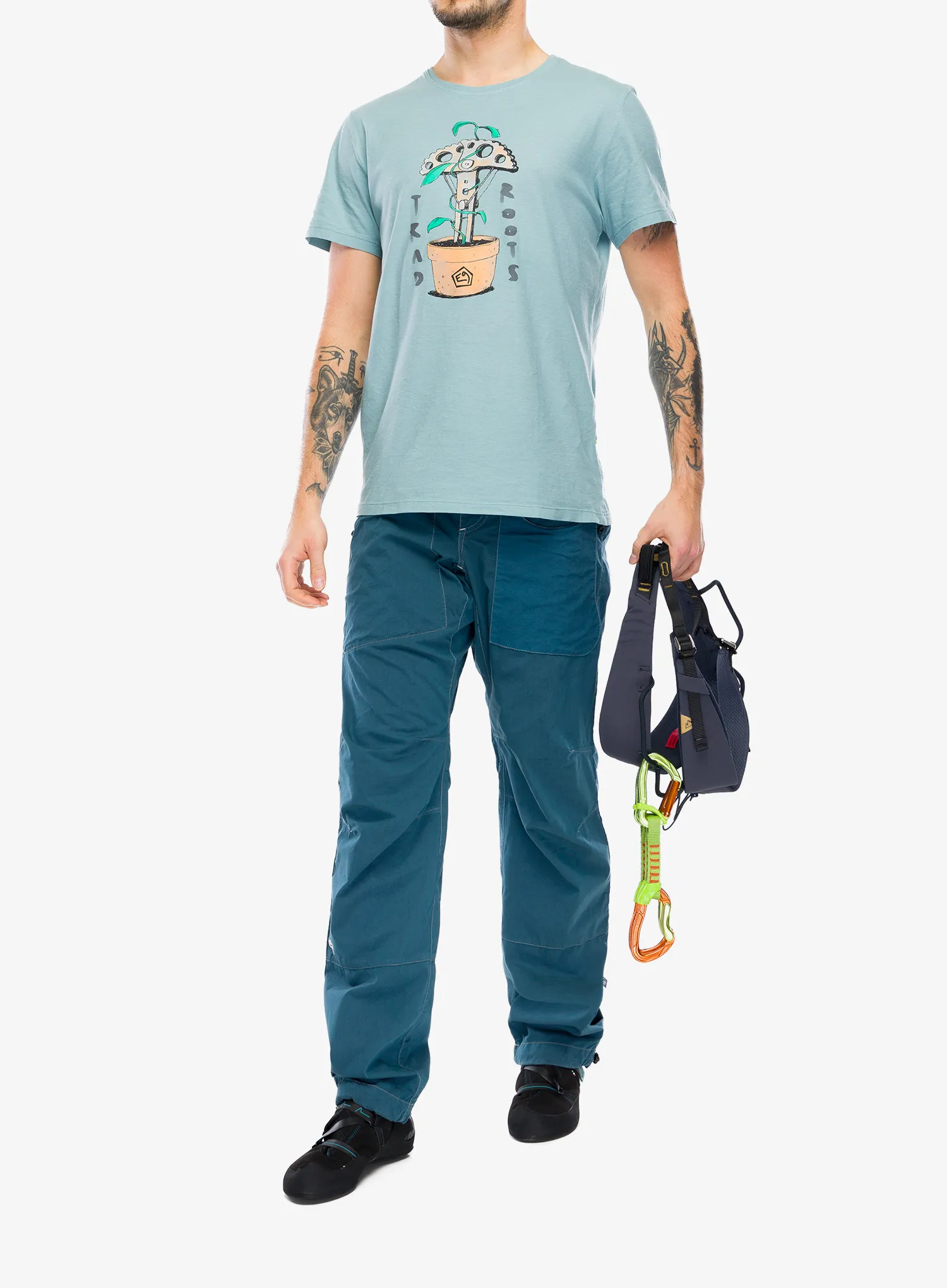 Pantaloni escalada E9 Blat1-Tt - apatite