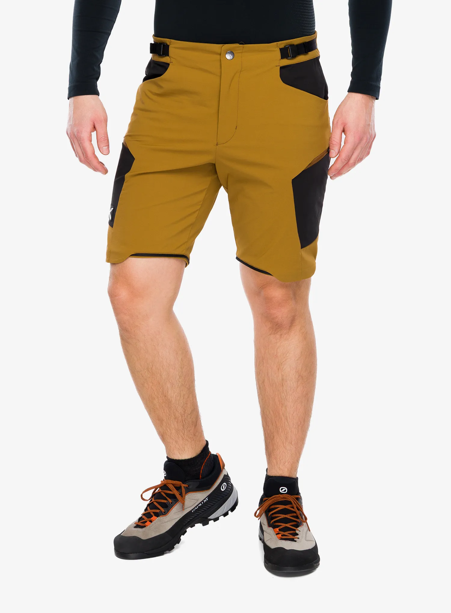 Pantaloni cu crac detasabil Montura Altai Zip Off Pants - bronze brown