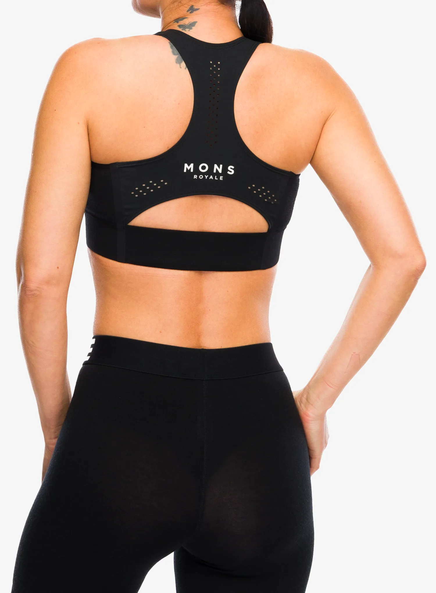 Sutien sport Mons Royale Stratos Bra - black