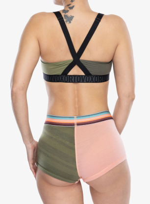Sutien sport Ortovox 150 Essential Sports Top - wild herbs