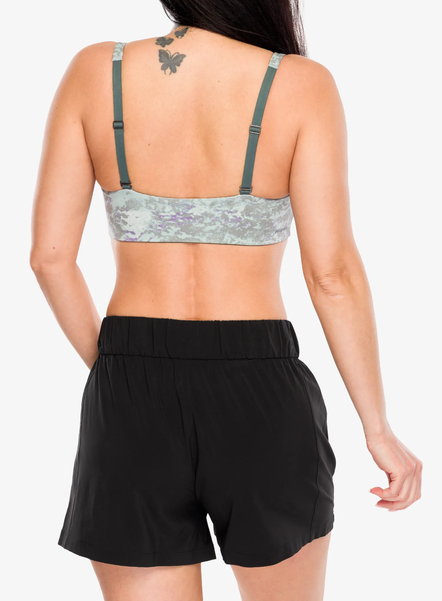 Sutien sport Patagonia Maipo Low Impact Adjustable Bra - rock wash/thermal blue