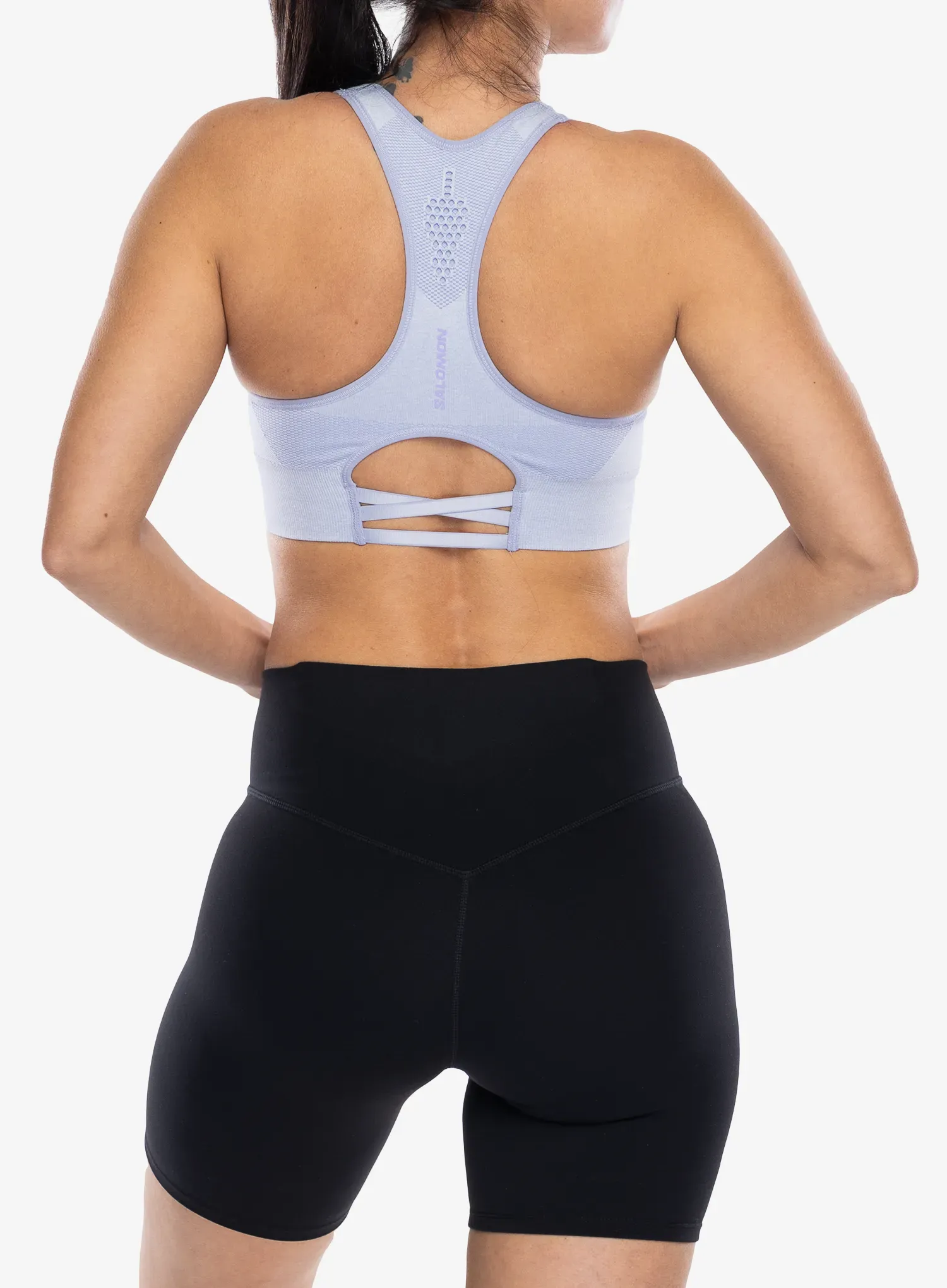 Sutien sport Salomon Elevate Move On Bra - cosmic sky/heather