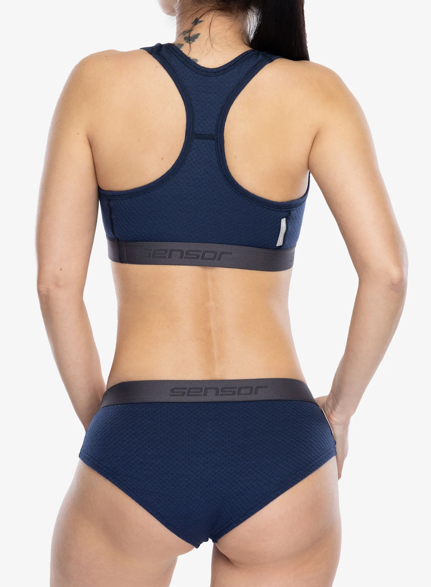 Sutien sport Sensor Merino DF Bra - deep blue