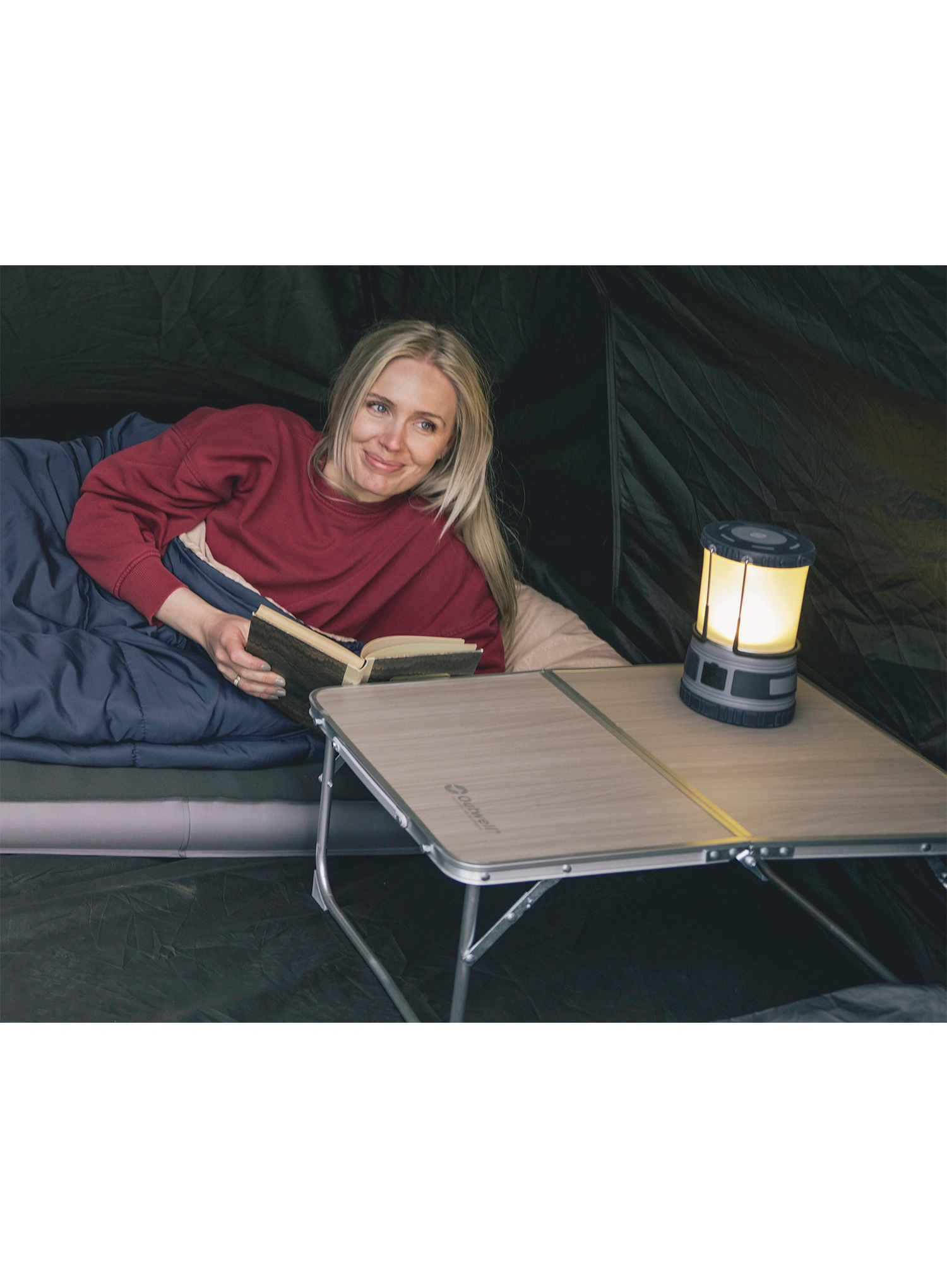 Masa camping Outwell Heyfield Low Table - steel
