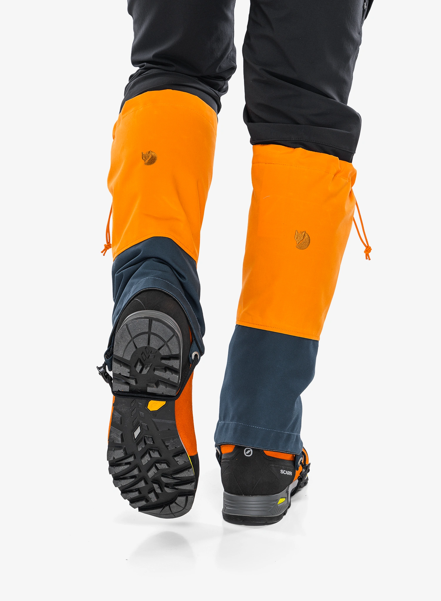 Parazapezi Fjallraven Singi X-Gaiters - field orange/mountain blue