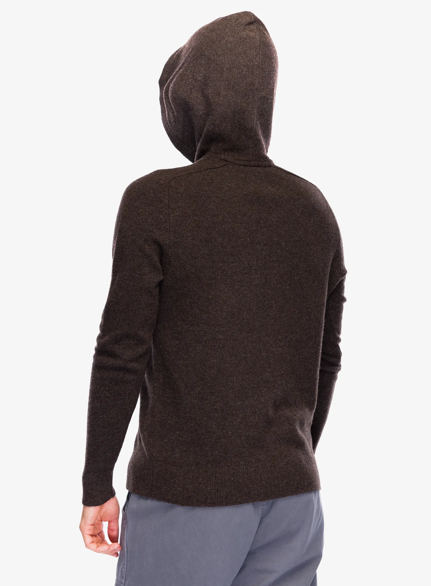 Pulover de lână Royal Robbins Rockcraft Wool Hoodie - turkish coffee htr