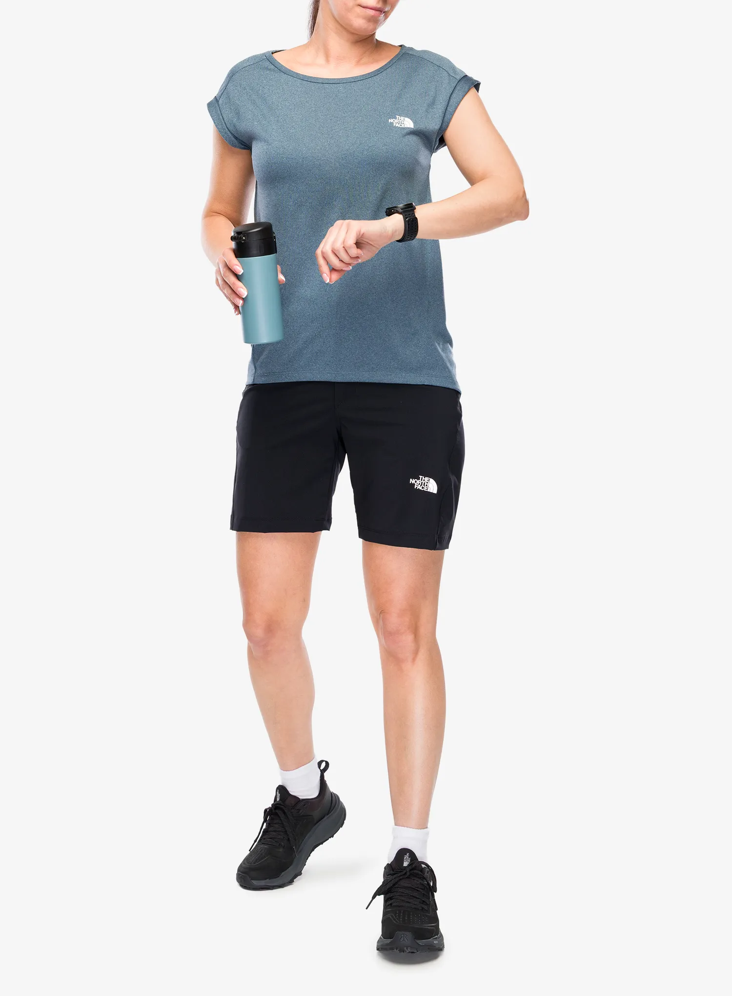 Pantaloni scurti femei The North Face Felik Slim Tapered Short - tnf black