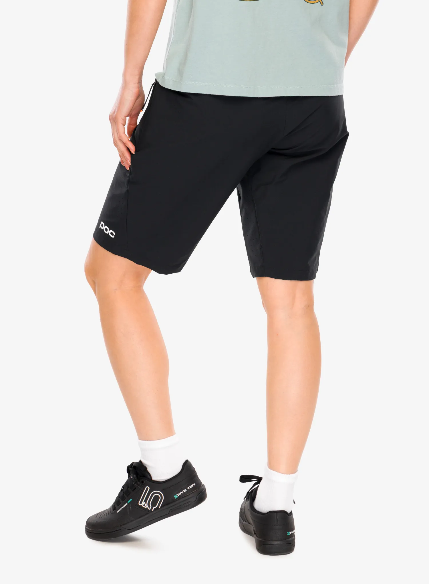 Pantaloni scurti ciclism femei POC Motion Air Shorts - black