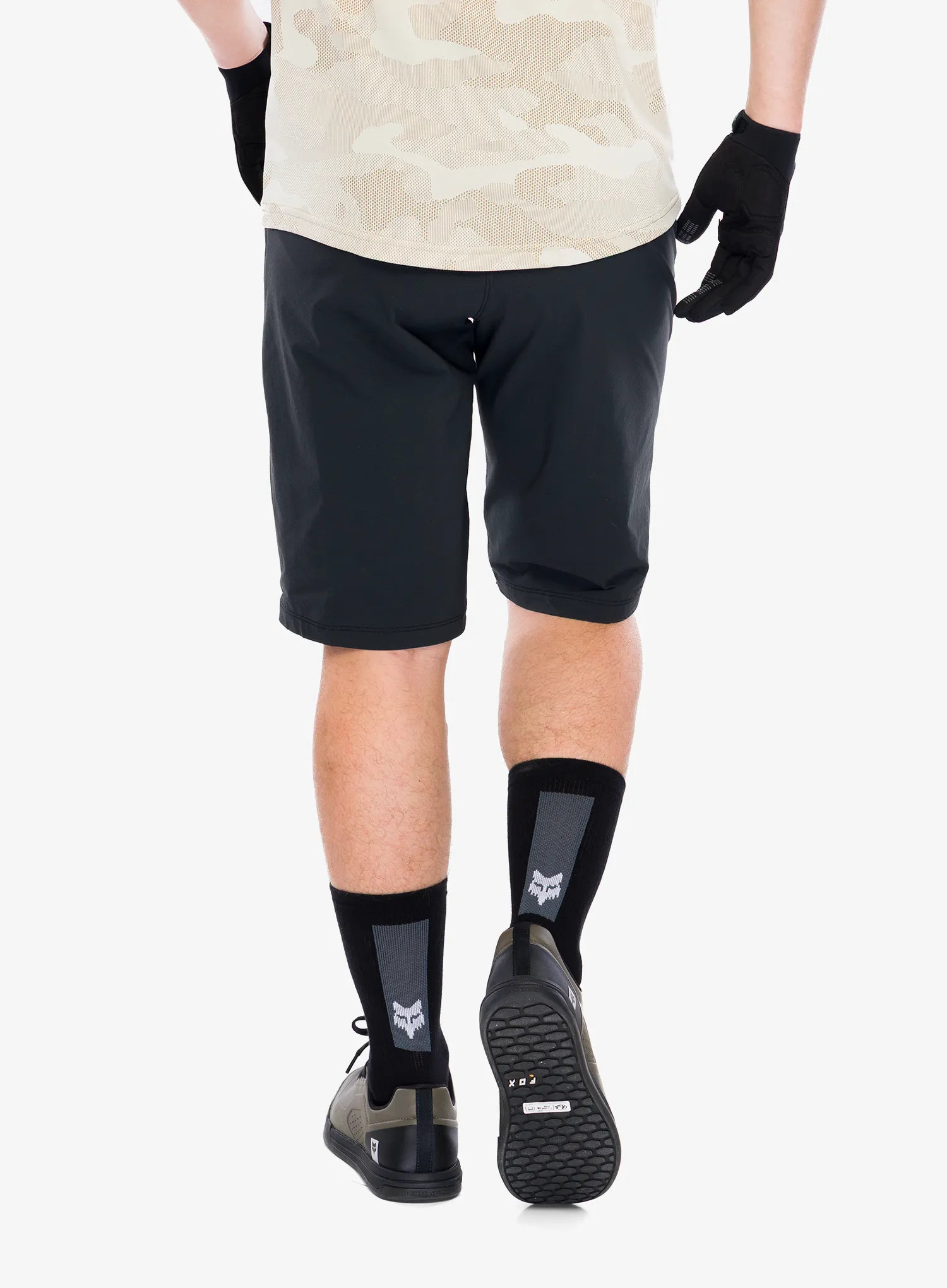Pantaloni scurti ciclism Fox Flexair Short W/Liner - black